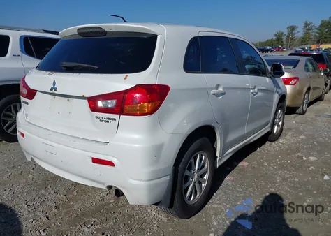 2012 Mitsubishi Outlander Sport Es from USA, damaged, VIN JA4AP3AU8CZ011972